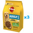 PEDIGREE Adult 3x2,6 kg s hydinou a zeleninou kompletné krmivo pre psy veľkých a stredných plemien