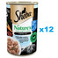 SHEBA Nature's Collection 12×400 g Konzerva s bielou rybou a pečeňou pre mačky