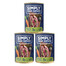 SIMPLY FROM NATURE Konzerva pre psov kačica s mrkvou 3 x 400 g