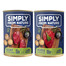 SIMPLY FROM NATURE Krmivo pre psov 400 g – kozie mäso so zemiakmi + konské mäso so zemiakmi   12 ks