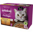 WHISKAS Pure Delight Hydinové pochúťky s kuracím, morčacím, hydinovým a kačacím v želé 12x85g