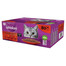 WHISKAS Adult 80×85g Kapsička s hovädzím, kuracím mäsom, jahňacinou a hydinou