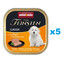 ANIMONDA Vom Feinsten Junior zestaw z drobiem i sercami z indyka 5 x 150 g