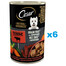 CESAR Natural Goodness v konzerve 6×400 g bohaté na hovädzie mäso s mrkvou, zelenými fazuľkami a bylinkami