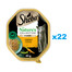 SHEBA Nature’s Collection vanička 22x85 g kompletné krmivo pre dospelé mačky kúsky s morkou ozdobené mrkvou v omáčke