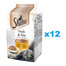 SHEBA Fresh & Fine 72x50g Kompletné krmivo pre dospelé mačky v omáčke s kuracím, morčacím