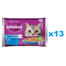 WHISKAS Adult vrecúško 52x85g Rybie pochúťky - krmivo pre dospelé mačky v želé s: lososom, tuniakom