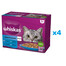 WHISKAS Adult vrecúško 48x85g Rybie pochúťky - krmivo pre dospelé mačky v želé s: lososom, tuniakom, treskou, bielou rybou