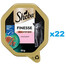SHEBA Finesse miska 22x85 g kompletné krmivo pre dospelé mačky s lososom v pene