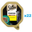 SHEBA Finesse 22×85 g Kompletné krmivo pre dospelé mačky s kuracím mäsom v pene