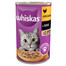 WHISKAS Adult Mix 12x400 g Konzerva s kuracím a hovädzím mäsom