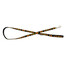 BARRY KING Vodítko pre psa s etnickým vzorom 10mm/120cm čierne