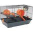 ZOLUX Klietka Indoor 50 cm šedo-oranžová