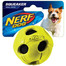 NERF Balón pískacia lopta S zelená/nebesky modrá