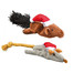 TRIXIE Sada vianočných hračiek - myš a veverička 14-17 cm 8 ks / balík