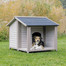 TRIXIE Búda pre psa Natura S: 100×82×90 cm, šedá