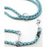 TRIXIE Cavo Reflect Reflexné nastaviteľné vodítko pre psa, Sea Blue S - M: 2,00 m / o 12 mm