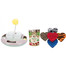 CARNILOVE Vianočná sada Maškrty s kačičkou pre mačku 50 g + hračka na pochúťky + plyšové srdce s valeriánom