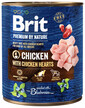 BRIT Premium by Nature Chicken and Hearts 800 g
