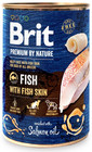 BRIT Premium by Nature Paštéta pre psov z rýb a rybej kože 6 x 400 g