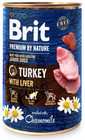 BRIT Premium by Nature Paštéta pre šteňatá z morčacieho mäsa a pečene 6 x 400 g