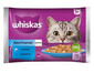 WHISKAS Rybie pochúťky s lososom a tuniakom v želé 4x85g