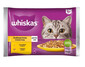 WHISKAS Hydinové hody Morčacie a kuracie mäso v želé 4x85g