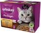 WHISKAS Pure Delight Hydinové pochúťky s kuracím, morčacím, hydinovým a kačacím v želé 12x85g