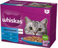 WHISKAS Rybie pochúťky biela ryba, treska, losos, tuniak v želé 12x85g