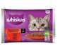 WHISKAS Classic Meals Kuracie a hovädzie mäso v omáčke 4x85g