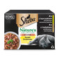 SHEBA Nature's Collection Kuracie príchute vo vaničke na omáčku 8x85g kuracie mäso s paprikou a morčacie mäso s mrkvou