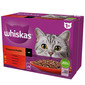 WHISKAS Adult vrecúško 12 x 85 g Classic Meals mokré krmivo pre mačky v omáčke s hovädzím, kuracím, jahňacím a hydinovým mäsom