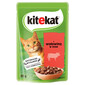 KITEKAT Hovädzie mäso v omáčke 28x85 g pre dospelé mačky