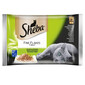 SHEBA Delicacy Fine Flake Zmes príchutí želé 13 x 4 x 85 g
