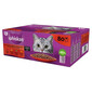 WHISKAS Adult 80×85g Kapsička s hovädzím, kuracím mäsom, jahňacinou a hydinou